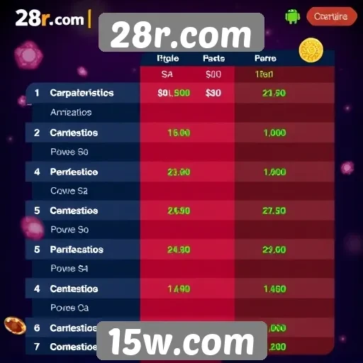 Comparativo entre 28r.com e outras plataformas de jogos